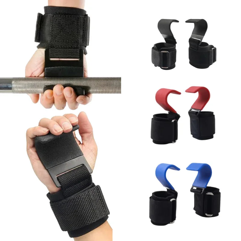 Weight Lifting Hook Straps 💪 Enhanced Grip & Wrist Support | Ideal for Pull-Ups & Powerlifting