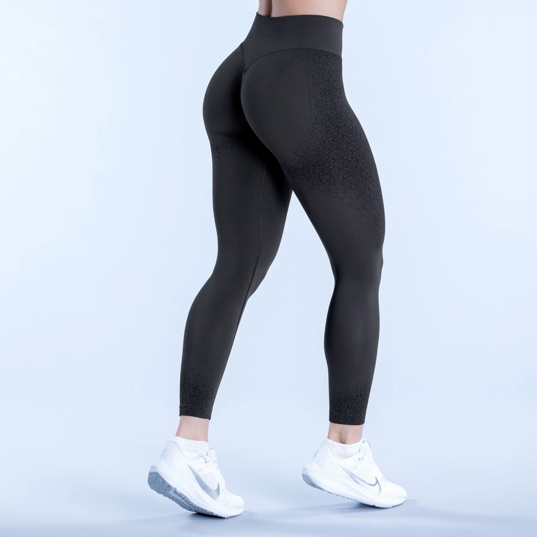 No Logos Ignite Leggings Women Pleated Hip Lift Low Waist Chest Wrap Fitness Seamless Band Yoga Trousers Gym Clothes Sportswear